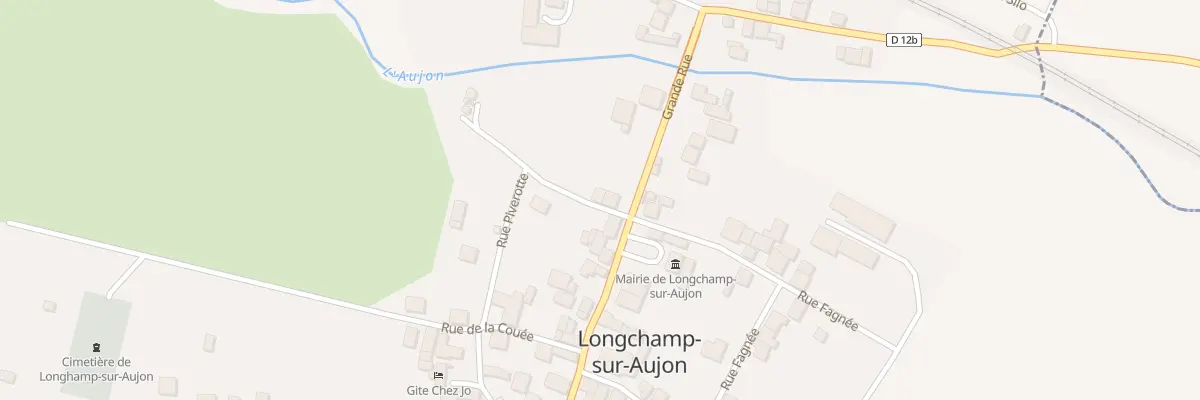Plan du 4 Rue Piverotte à Longchamp-sur-Aujon