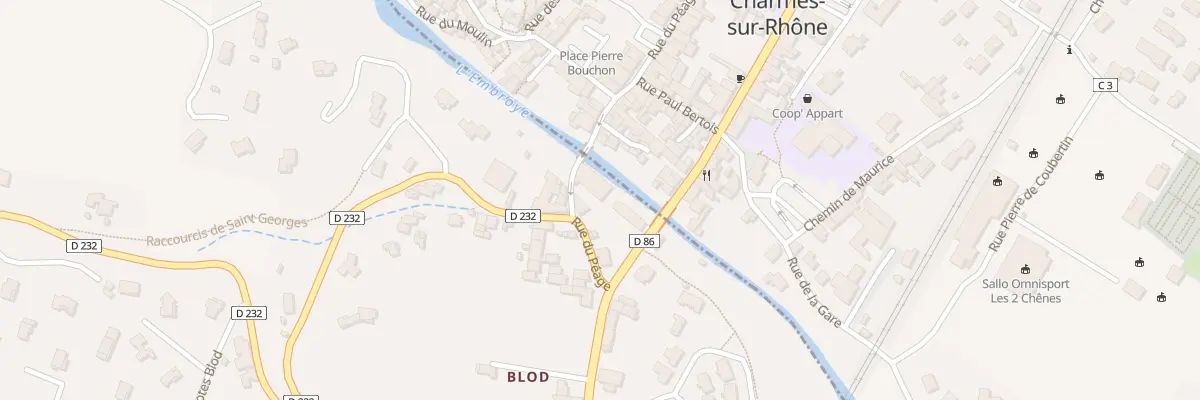 Plan du 5136 Le Petit Blod à Saint-Georges-les-Bains