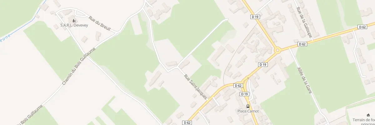 Plan du 6 Rue Saint-jacques à Demigny