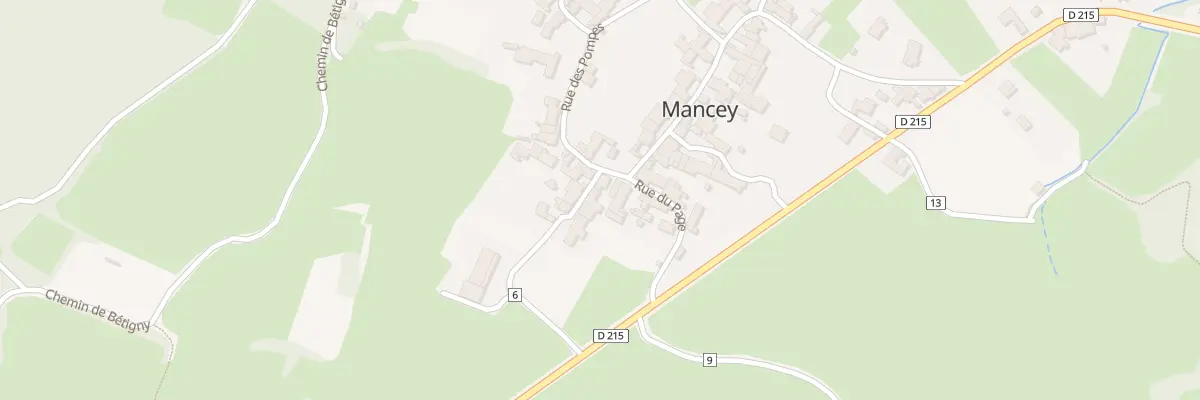 Plan du 3 Pl du Calvaire à Mancey