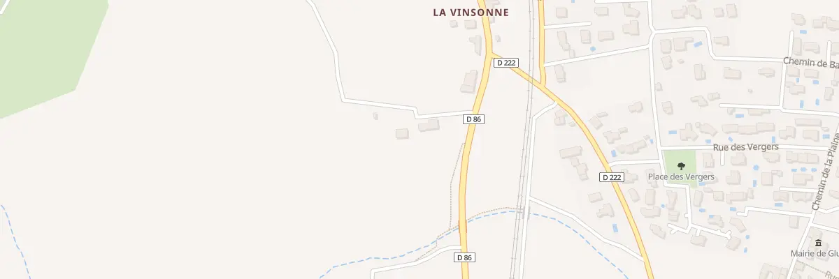 Plan du 20 Rte Nationale 86 à Glun