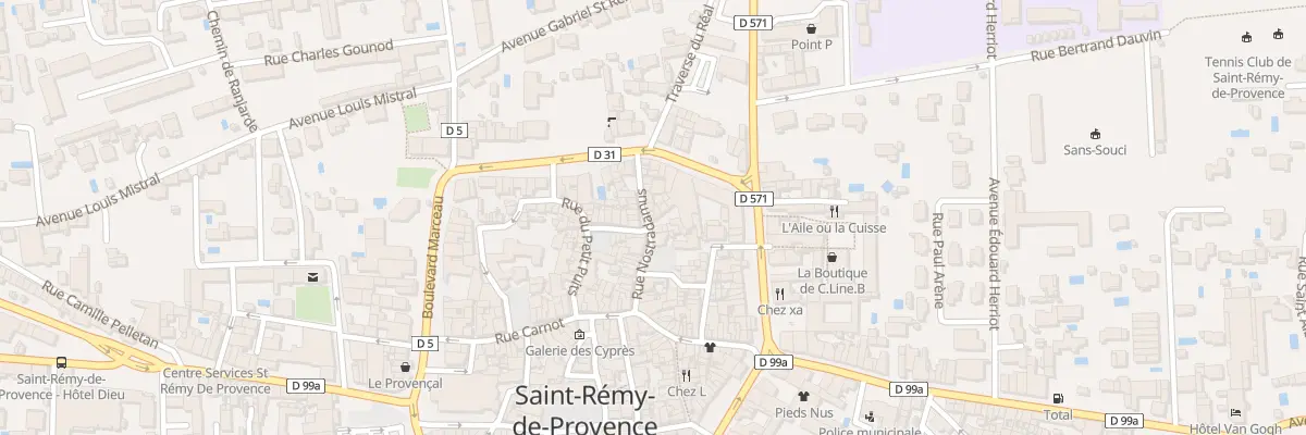 Plan du 26 Rue Nostradamus à Saint-Rémy-de-Provence