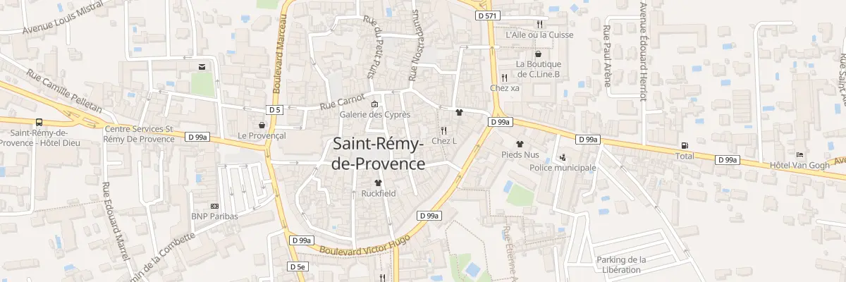 Plan du 6 Rue Lucien Estrine à Saint-Rémy-de-Provence