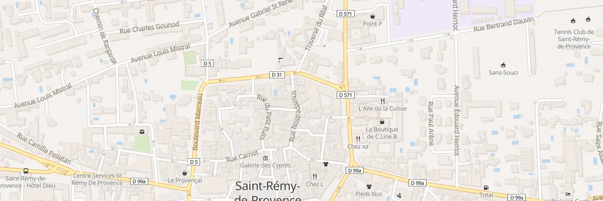 Plan du 24B Rue Nostradamus à Saint-Rémy-de-Provence