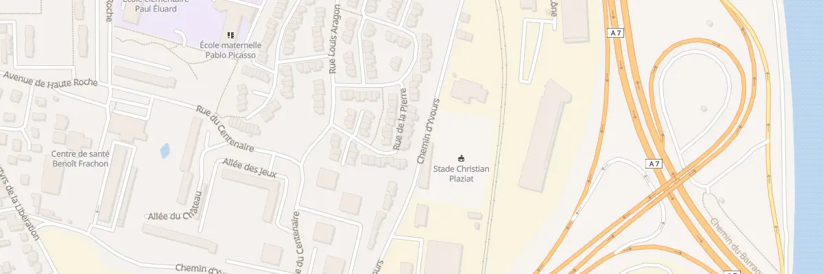 Plan du 78 Rue de la Pierre à Oullins-Pierre-Bénite