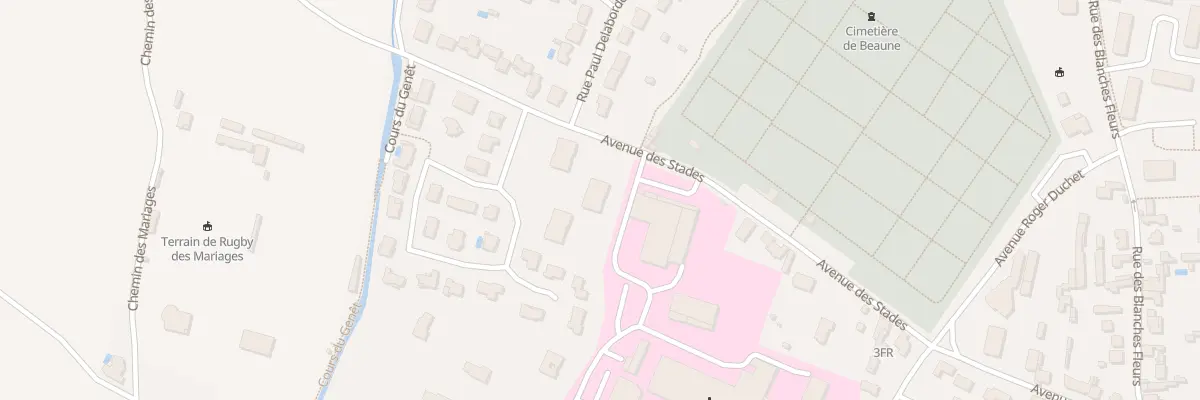 Plan du 3 Imp des Seurey à Beaune