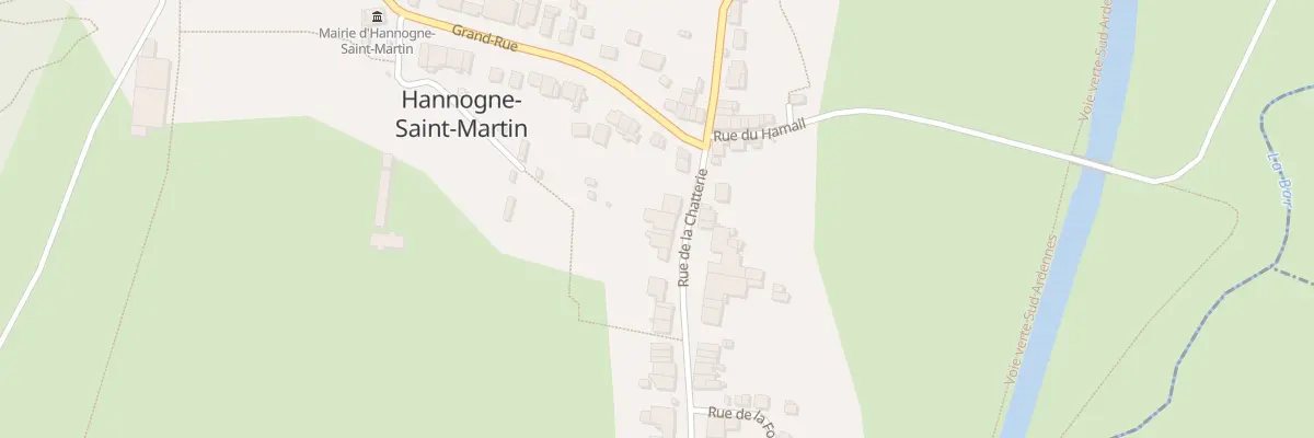 Plan du 8 Rue de la Chatterie à Hannogne-Saint-Martin