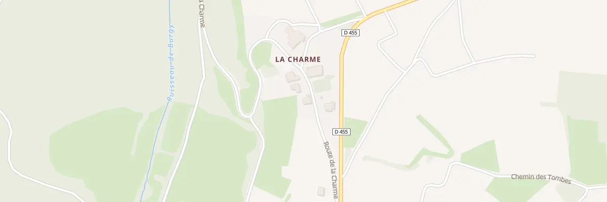 Plan du 5002 La Charme à Burgy