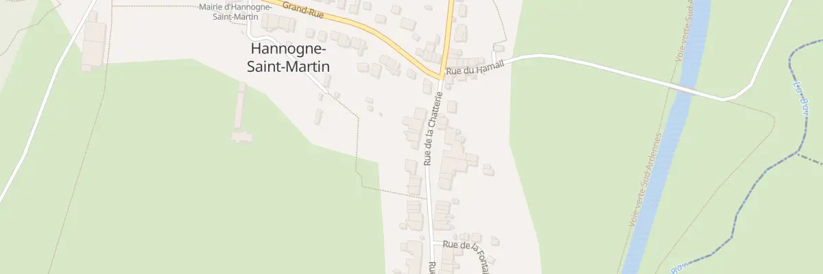 Plan du 14 Rue de la Chatterie à Hannogne-Saint-Martin