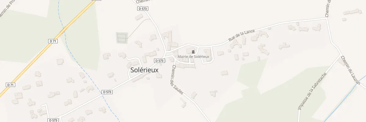 Plan du 5023 Le Village à Solérieux