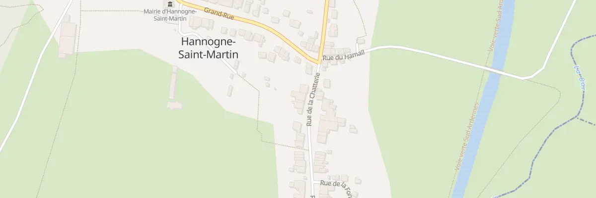 Plan du 10 Rue de la Chatterie à Hannogne-Saint-Martin