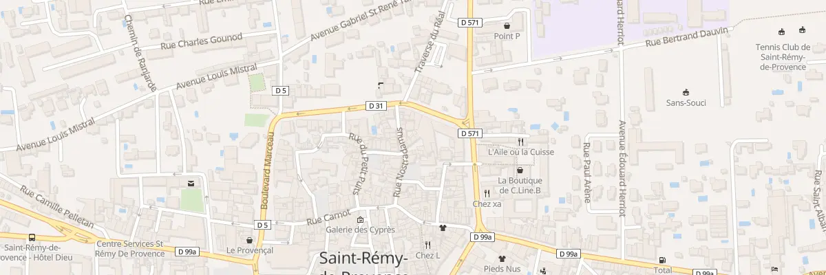 Plan du 24 Rue Nostradamus à Saint-Rémy-de-Provence