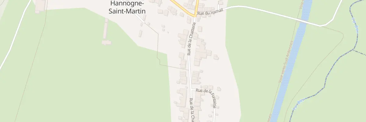 Plan du 22 Rue de la Chatterie à Hannogne-Saint-Martin
