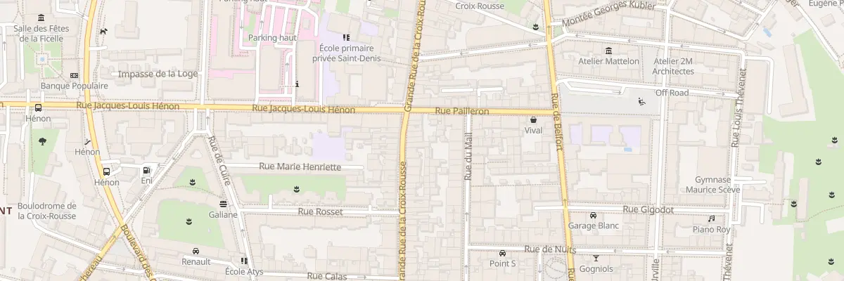 Plan du 56 Gde Rue de la Croix-Rousse à Lyon 4e Arrondissement