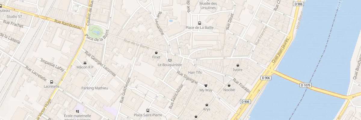 Plan du 2 Rue Batillat à Mâcon