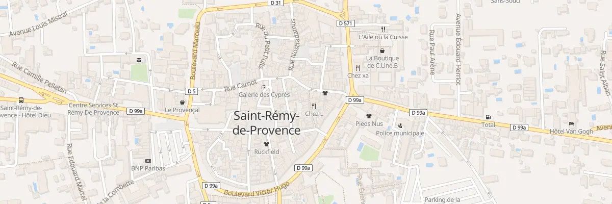 Plan du 13 Rue du Château à Saint-Rémy-de-Provence