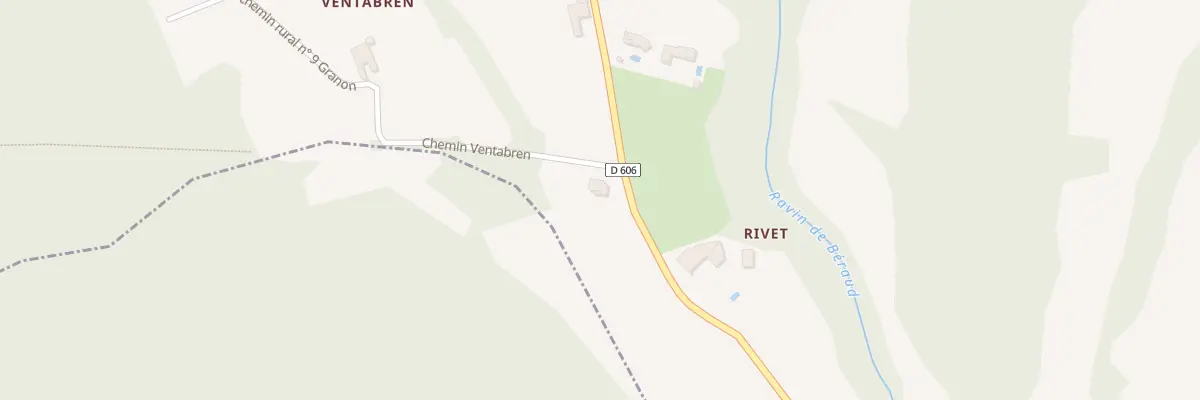 Plan du 860 Che Ventabren Rivet à Condillac