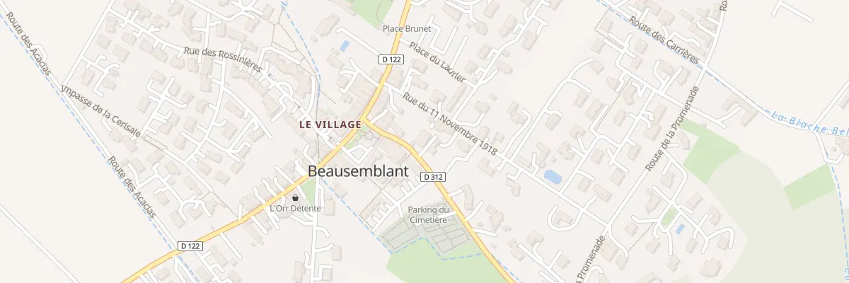 Plan du 90 Rte de la Sizeranne à Beausemblant