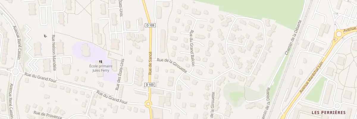 Plan du 57 Rue du Grand Balcon à Mâcon