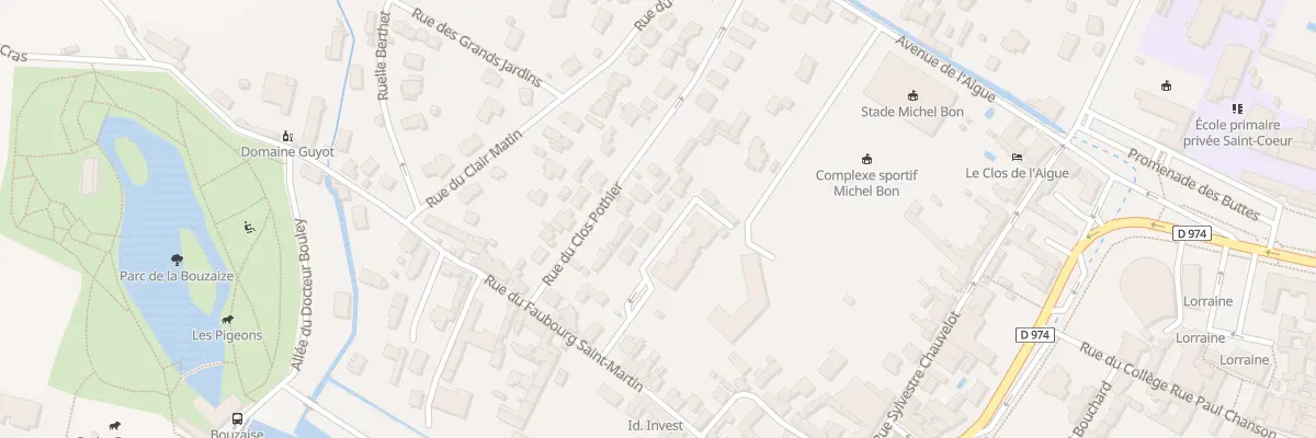Plan du 13 Rue du Clos des Capucins à Beaune