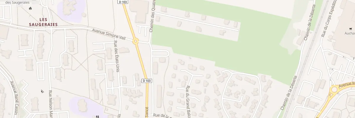 Plan du 153 Rue du Grand Balcon à Mâcon