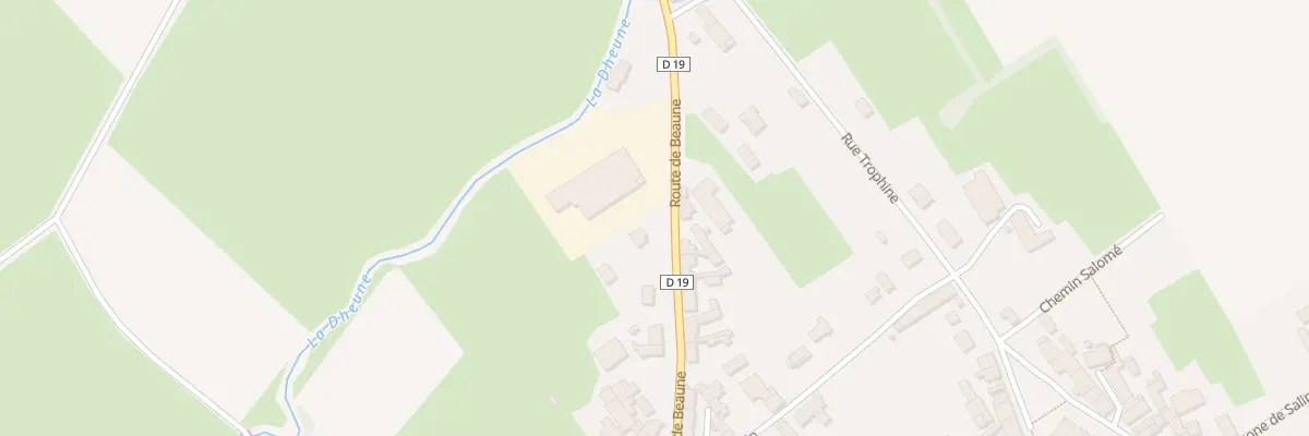 Plan du 17 Rte de Beaune à Demigny