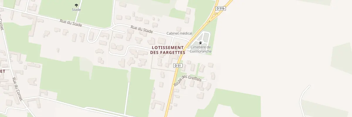 Plan du 451 Rte des Greffets à Cormoranche-sur-Saône