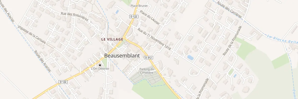 Plan du 5001 Rue du 11 Novembre 1918 à Beausemblant