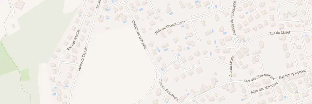 Plan du 18 Che de la Prairie à Communay
