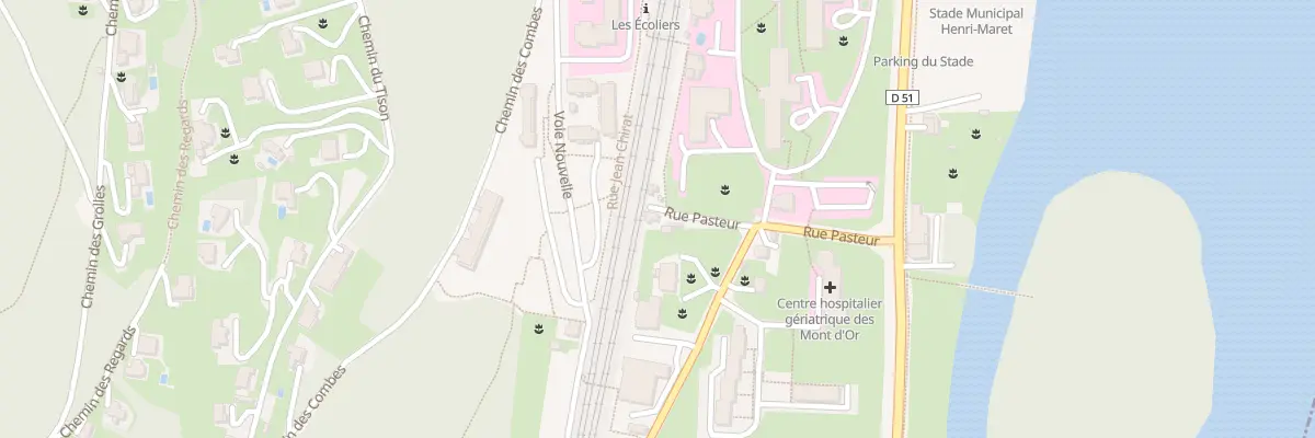 Plan du 9002 Rue Pasteur à Albigny-sur-Saône