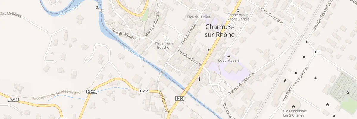 Plan du 5242 Rue du Péage à Charmes-sur-Rhône