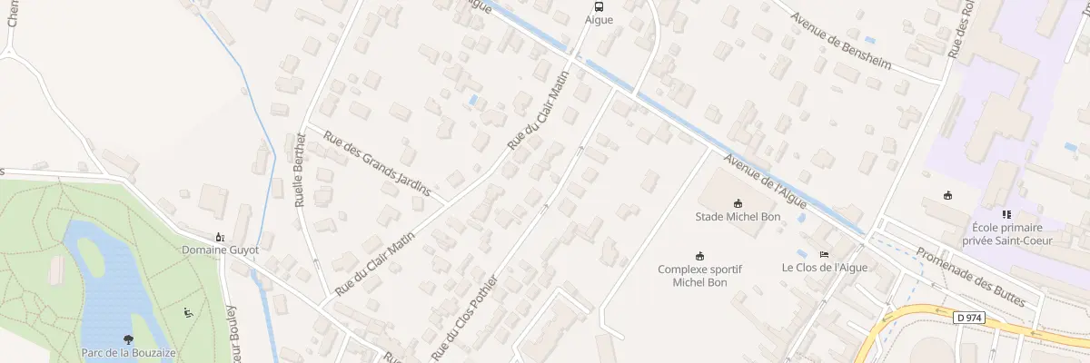 Plan du 19 Rue du Clos Pothier à Beaune