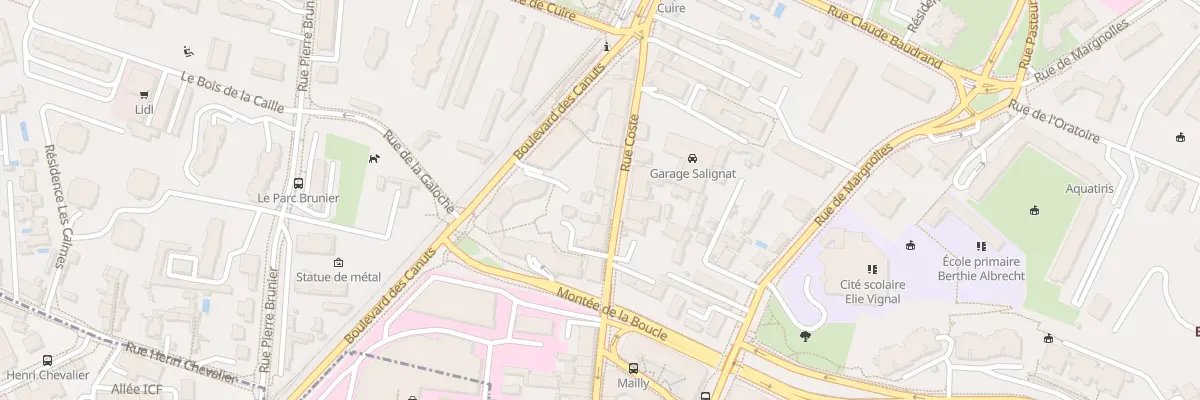 Plan du 51A Rue Coste à Caluire-et-Cuire