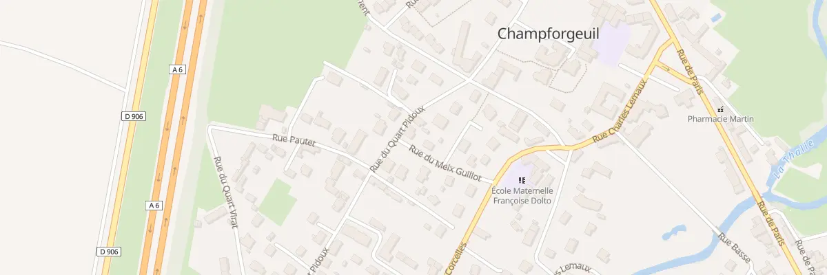 Plan du 15 Rue du Quart Pidoux à Champforgeuil