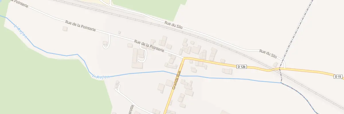 Plan du 3 Rue de la Pointerie à Longchamp-sur-Aujon