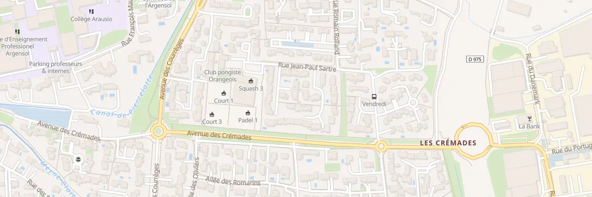 Plan du 19 Rue Henri Bosco à Orange