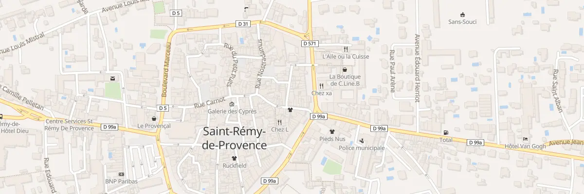 Plan du 2 Rue Michelet à Saint-Rémy-de-Provence