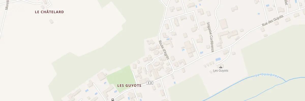 Plan du 13 Rue des Guyots à Chanas