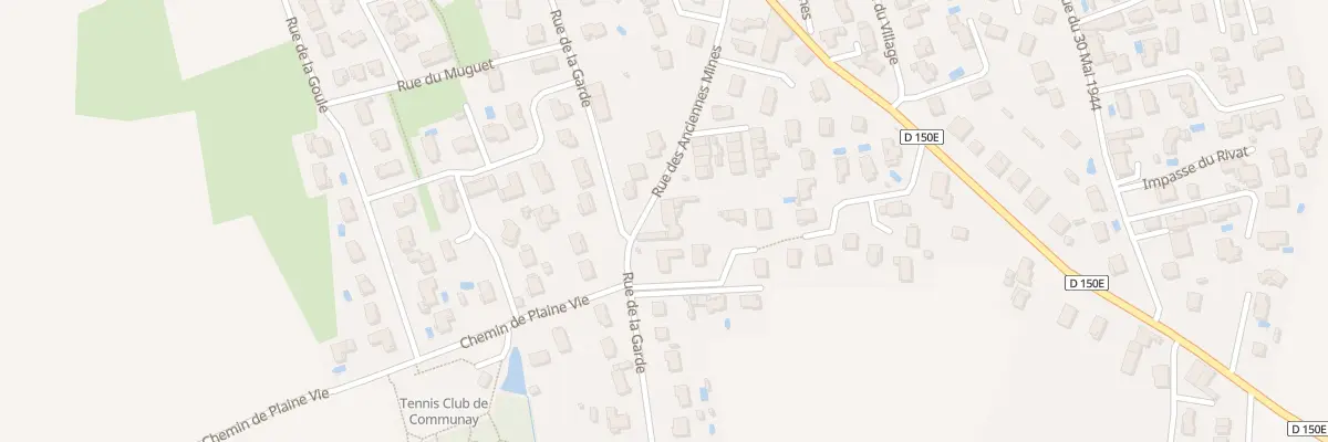Plan du 33 Rue des Anciennes Mines à Communay