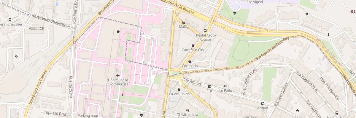 Plan du 4 Rue Coste à Caluire-et-Cuire