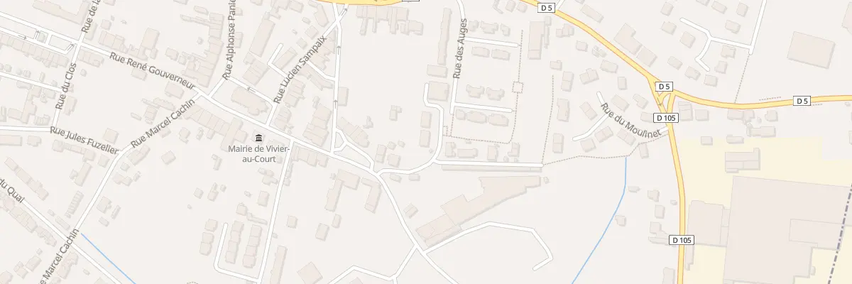 Plan du 3 Rue de la Fontaine Gaulier à Vivier-au-Court