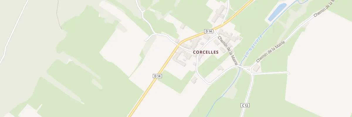 Plan du 5074 Corcelles à Ozenay