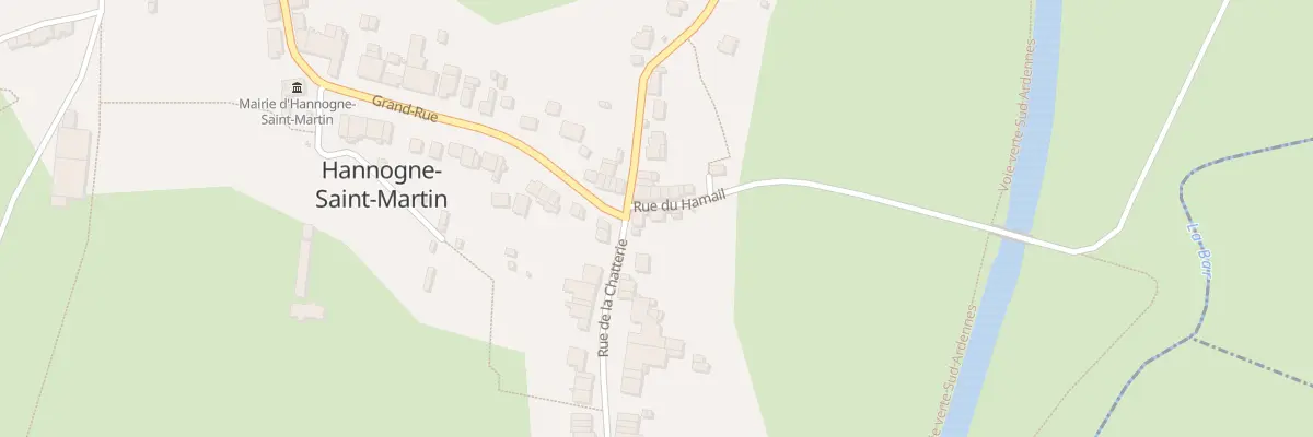 Plan du 2 Rle du Hamail à Hannogne-Saint-Martin