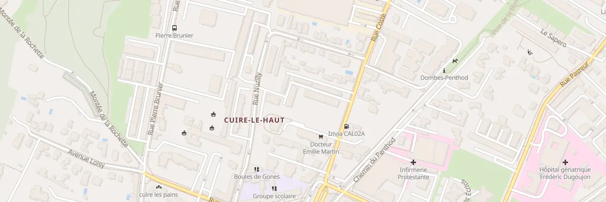 Plan du 83B Rue Coste à Caluire-et-Cuire