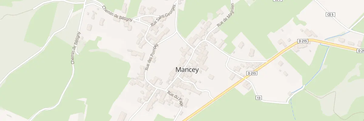 Plan du 20 Rue Charles Millot à Mancey