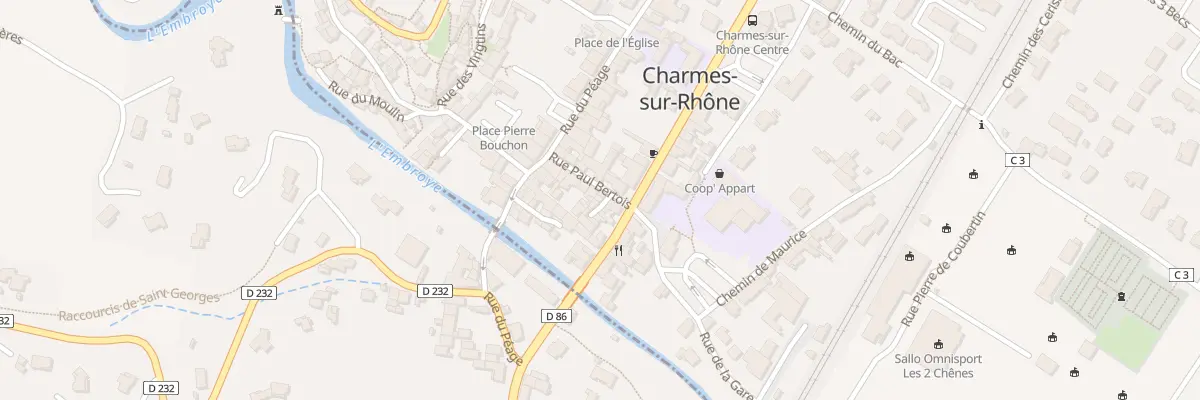 Plan du 5249 Rue Bertois à Charmes-sur-Rhône