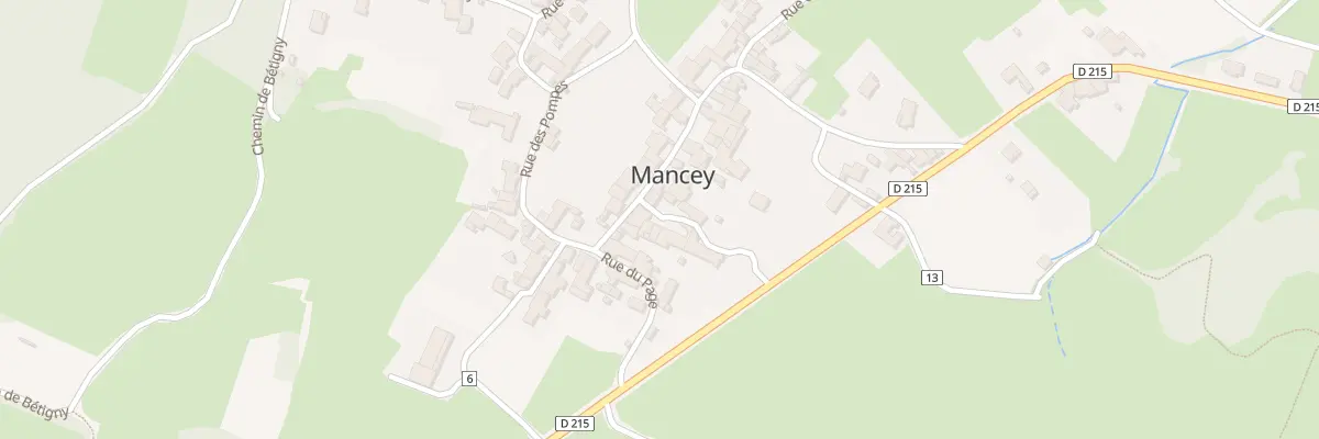 Plan du 2 Imp La Grand’Cour à Mancey