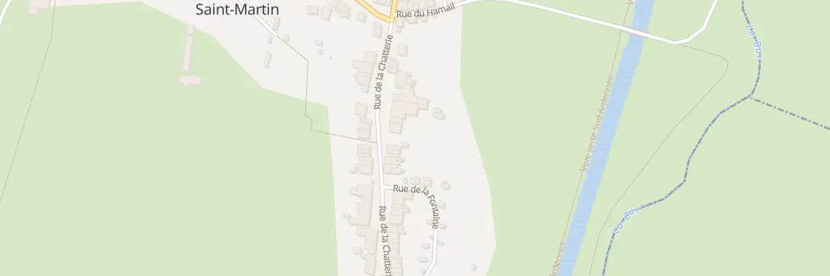 Plan du 13 Rue de la Chatterie à Hannogne-Saint-Martin