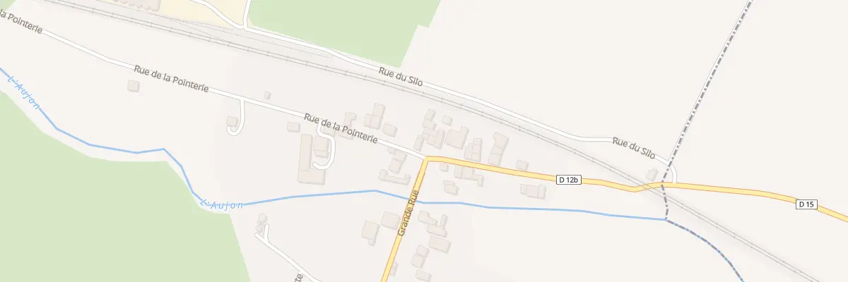 Plan du 4 Rue de la Pointerie à Longchamp-sur-Aujon