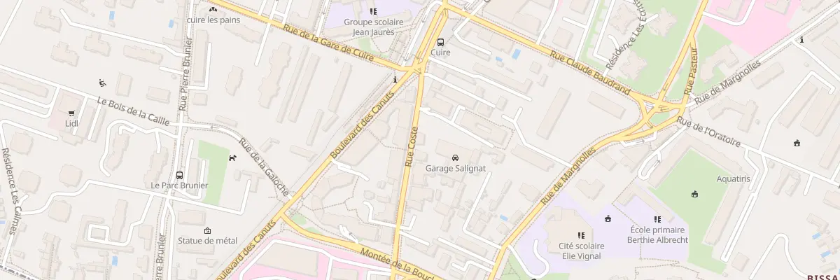 Plan du 46 Rue Coste à Caluire-et-Cuire